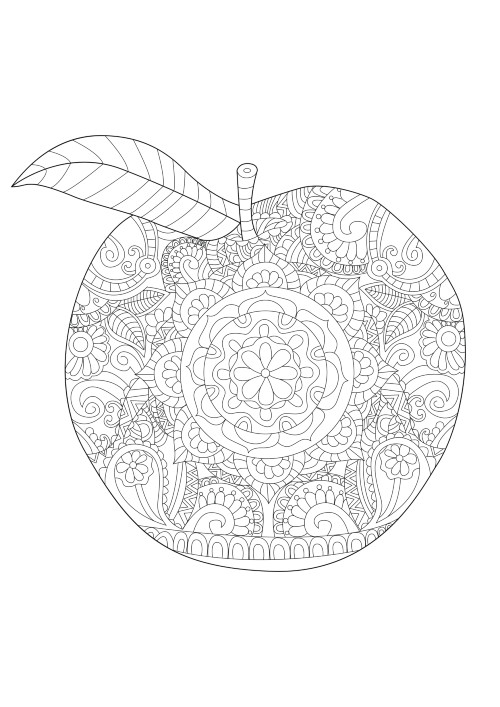 coloring-apple